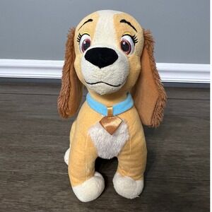 Disney Lady Plush Toy Blue Collar Lady and the Tramp Stuffed Animal Kids